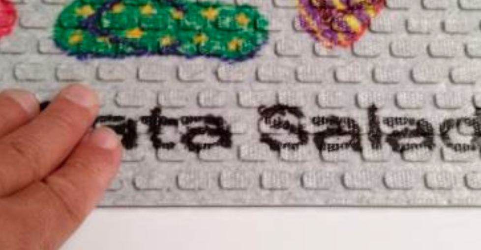 Tapete de Rizo moldeado TIPO REJILLA